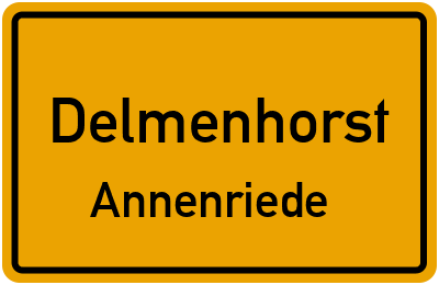 Straßenverzeichnis Delmenhorst Annenriede