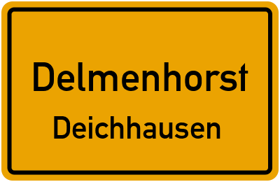 Straßenverzeichnis Delmenhorst Deichhausen
