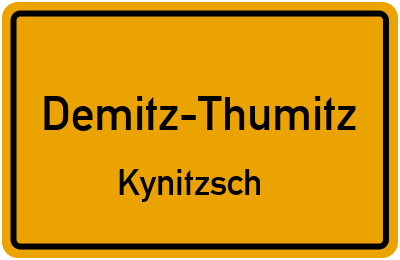 Straßenverzeichnis Demitz-Thumitz Kynitzsch