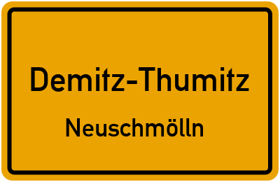 Straßenverzeichnis Demitz-Thumitz Neuschmölln