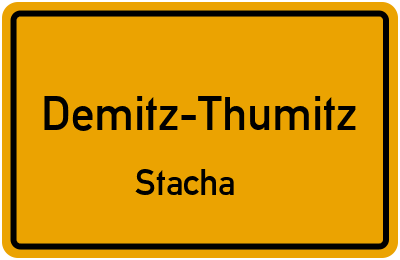 Straßenverzeichnis Demitz-Thumitz Stacha