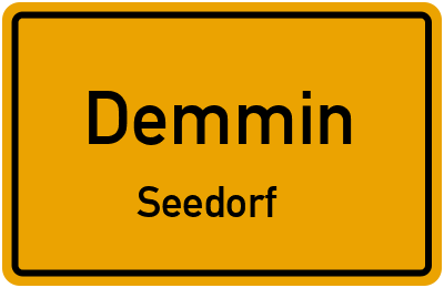 Straßenverzeichnis Demmin Seedorf