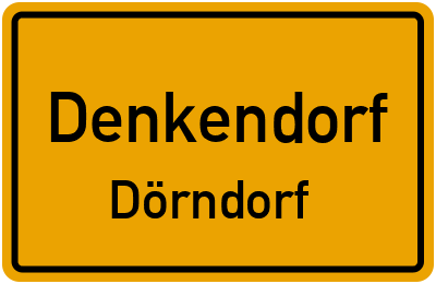 Straßenverzeichnis Denkendorf Dörndorf