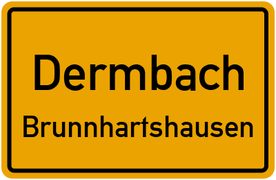 Straßenverzeichnis Dermbach Brunnhartshausen
