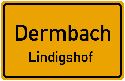 Straßenverzeichnis Dermbach Lindigshof
