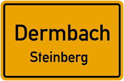 Straßenverzeichnis Dermbach Steinberg