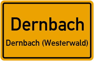 Straßenverzeichnis Dernbach Dernbach (Westerwald)