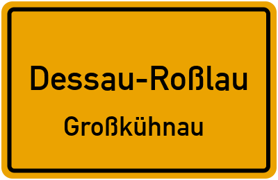 Straßenverzeichnis Dessau-Roßlau Großkühnau