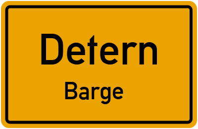 Straßenverzeichnis Detern Barge