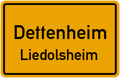 Straßenverzeichnis Dettenheim Liedolsheim