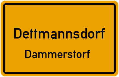 Straßenverzeichnis Dettmannsdorf Dammerstorf