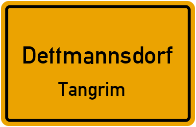 Straßenverzeichnis Dettmannsdorf Tangrim