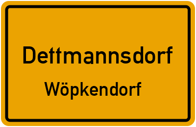 Straßenverzeichnis Dettmannsdorf Wöpkendorf