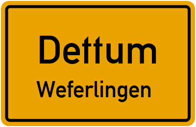Straßenverzeichnis Dettum Weferlingen