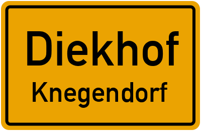 Straßenverzeichnis Diekhof Knegendorf