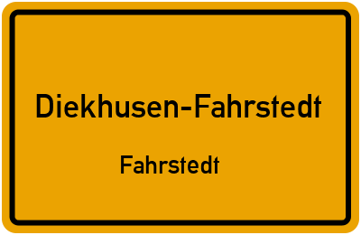 Straßenverzeichnis Diekhusen-Fahrstedt Fahrstedt