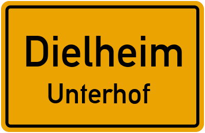 Straßenverzeichnis Dielheim Unterhof
