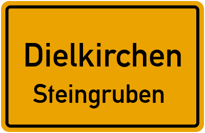 Straßenverzeichnis Dielkirchen Steingruben