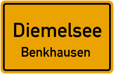 Straßenverzeichnis Diemelsee Benkhausen