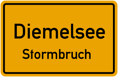 Straßenverzeichnis Diemelsee Stormbruch