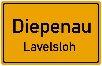 Straßenverzeichnis Diepenau Lavelsloh