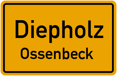 Straßenverzeichnis Diepholz Ossenbeck