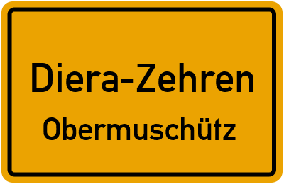 Straßenverzeichnis Diera-Zehren Obermuschütz