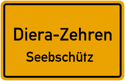 Straßenverzeichnis Diera-Zehren Seebschütz