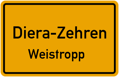 Straßenverzeichnis Diera-Zehren Weistropp