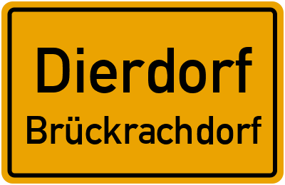Straßenverzeichnis Dierdorf Brückrachdorf