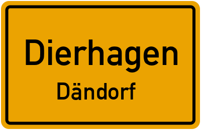 Straßenverzeichnis Dierhagen Dändorf