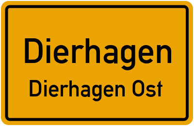 Straßenverzeichnis Dierhagen Dierhagen Ost
