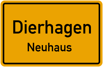Straßenverzeichnis Dierhagen Neuhaus