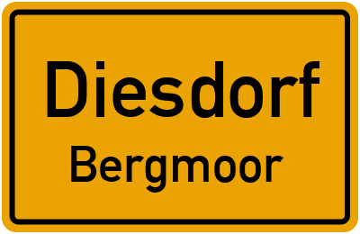 Straßenverzeichnis Diesdorf Bergmoor