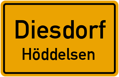 Straßenverzeichnis Diesdorf Höddelsen