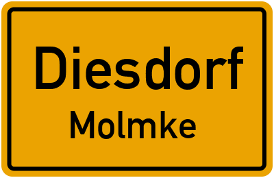 Straßenverzeichnis Diesdorf Molmke