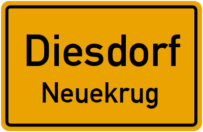 Straßenverzeichnis Diesdorf Neuekrug
