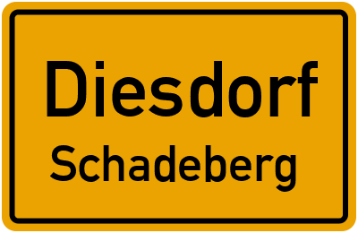Straßenverzeichnis Diesdorf Schadeberg