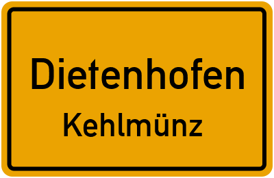 Straßenverzeichnis Dietenhofen Kehlmünz