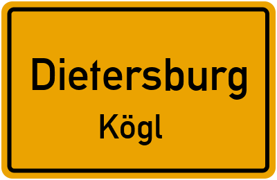 Ortsschild Dietersburg Kögl