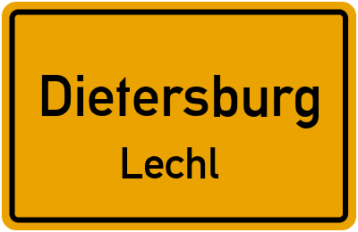 Straßenverzeichnis Dietersburg Lechl