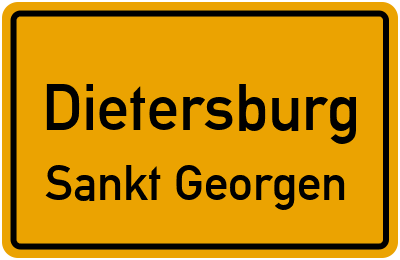 Straßenverzeichnis Dietersburg Sankt Georgen