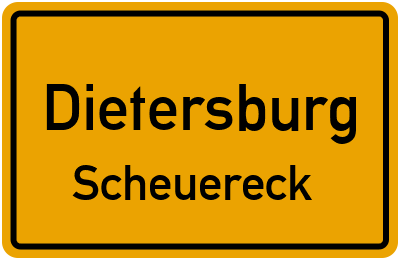 Straßenverzeichnis Dietersburg Scheuereck