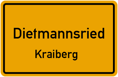 Straßenverzeichnis Dietmannsried Kraiberg