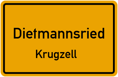 Straßenverzeichnis Dietmannsried Krugzell