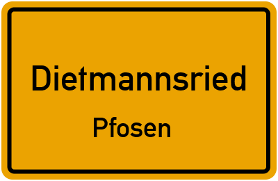 Straßenverzeichnis Dietmannsried Pfosen