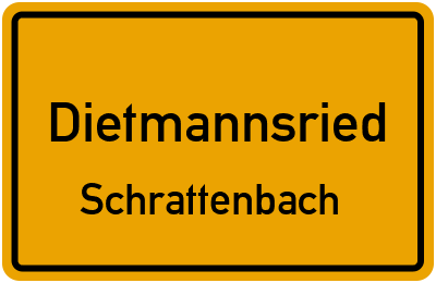 Straßenverzeichnis Dietmannsried Schrattenbach