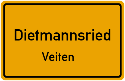 Straßenverzeichnis Dietmannsried Veiten