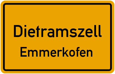 Straßenverzeichnis Dietramszell Emmerkofen