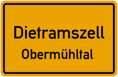 Straßenverzeichnis Dietramszell Obermühltal